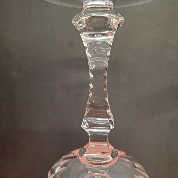 Vintage PARMA by Josair Diamond Crystal Cut Stemware Wine Glasses - Picture 15 of 16